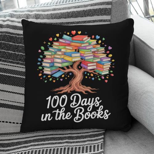 100th Day Of School Books Tree Reading Pillowcase - Bookorys UK