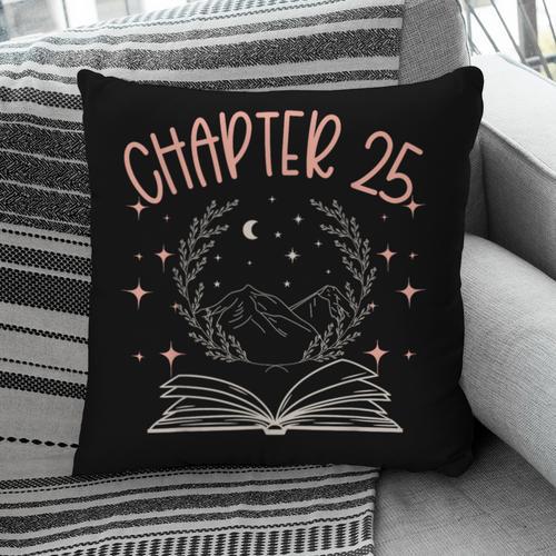 25th Birthday Women Book Lovers Chapter 25 Its My Birthday Pillowcase - Bookorys DE