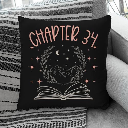 34th Birthday Women Book Lovers Chapter 34 Its My Birthday Pillowcase - Bookorys UK