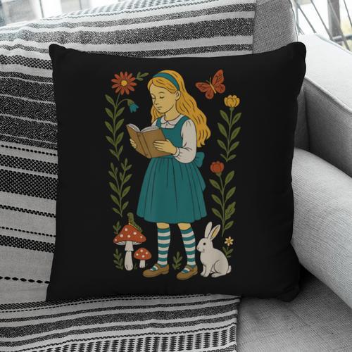 Alice In Wonderland Book Lover Lewis Carroll Rabbit Pillowcase - Bookorys DE