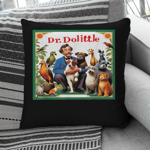 Animal Doctor & Communicator Dr Dolittle Children's Book Cover Pillowcase - Bookorys UK