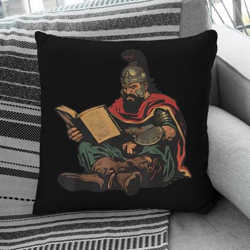 Attila The Hun Reading A Book Pillowcase - Bookorys DE