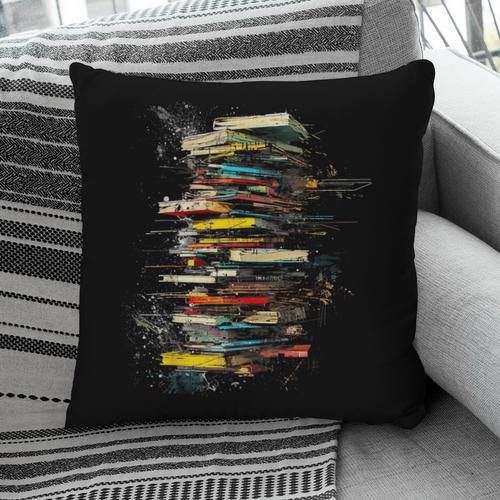 Book Abstract Art Drawing Painting Graphic Book Pillowcase - Bookorys