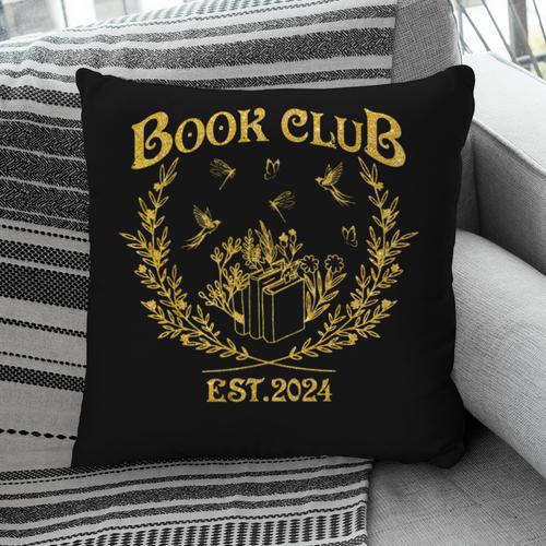 Book Club Since Reading Club EST 2024 Book Lover Social Club Pillowcase - Bookorys DE