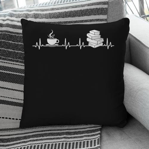 Book And Coffee Heartbeat Books Lovers Pillowcase - Bookorys CA