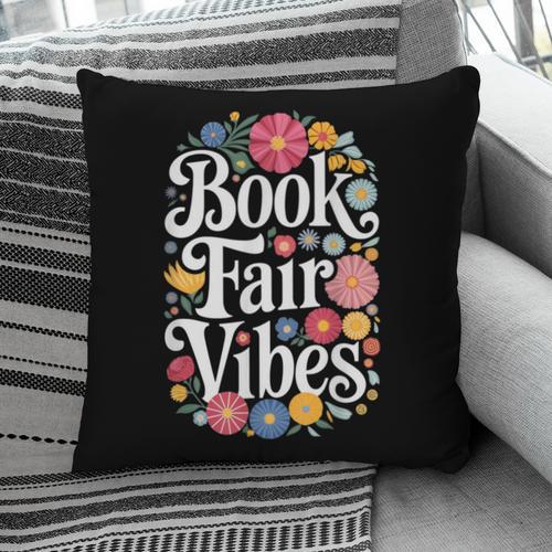 Book Fair Vibes Groovy 70s Retro School Librarian Pillowcase - Bookorys DE