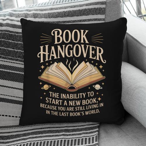 Book Hangover Literature Book Reading Books Reader Pillowcase - Bookorys UK