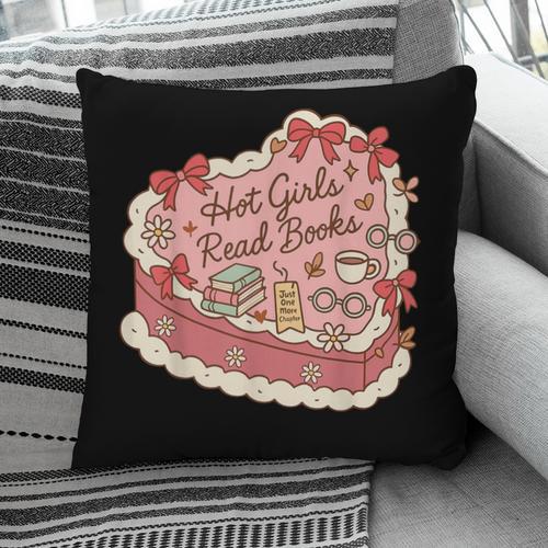 Book Lover Hot Girls Read Books Tee Pillowcase - Bookorys DE