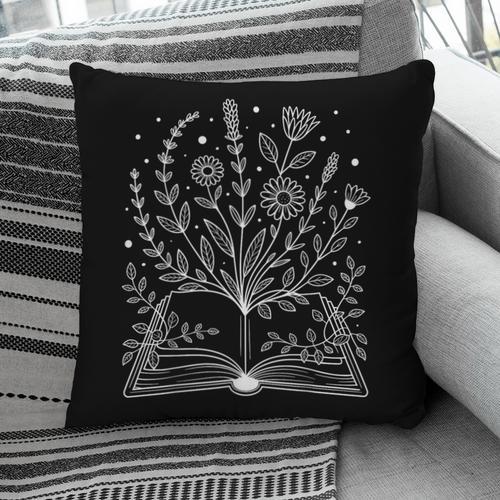 Book Lovers Wildflowers Cottagecore Botanical Plants Nature Pillowcase - Bookorys AU