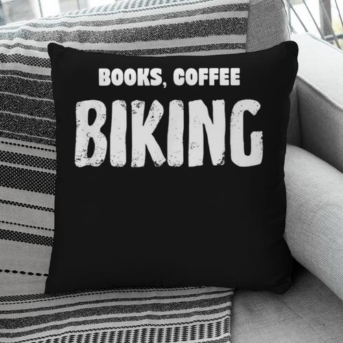 Books Coffee Biking Pillowcase - Bookorys DE