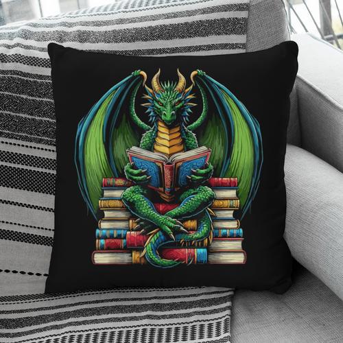 Books Dragon Reading Book Pillowcase - Bookorys DE