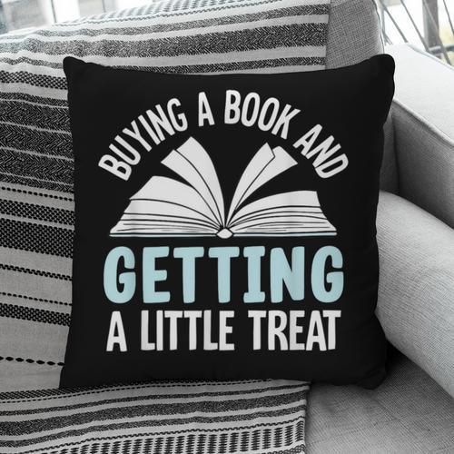 Buying A Book And Getting A Little Treat Pillowcase - Bookorys UK