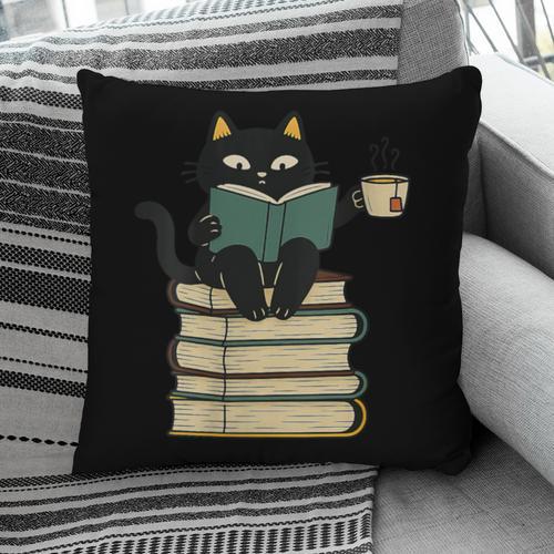 Cat Reading Book Pillowcase - Bookorys DE