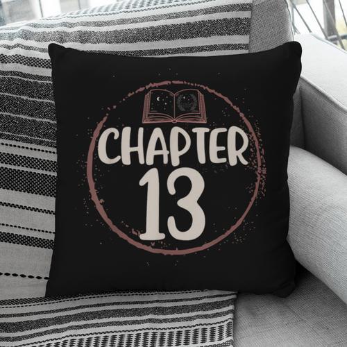Chapter 13 Birthday Shirt Girls Women Book Lovers To Read Pillowcase - Bookorys
