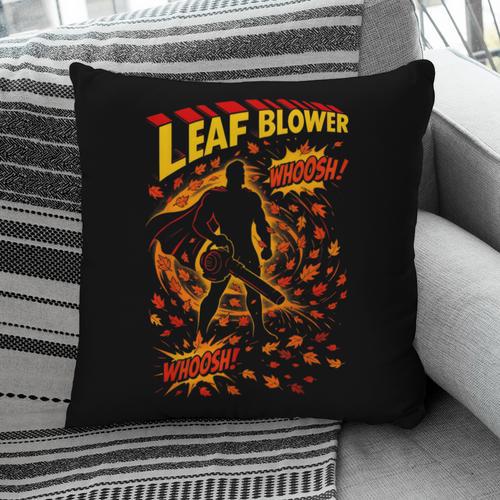 Comic Book Superhero Fall Season Leaf Blower Pillowcase - Bookorys AU