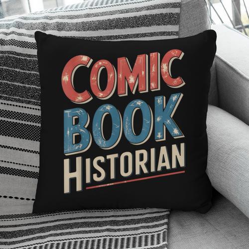 Comic Book Historian Vintage Comic Book Collector Pillowcase - Bookorys