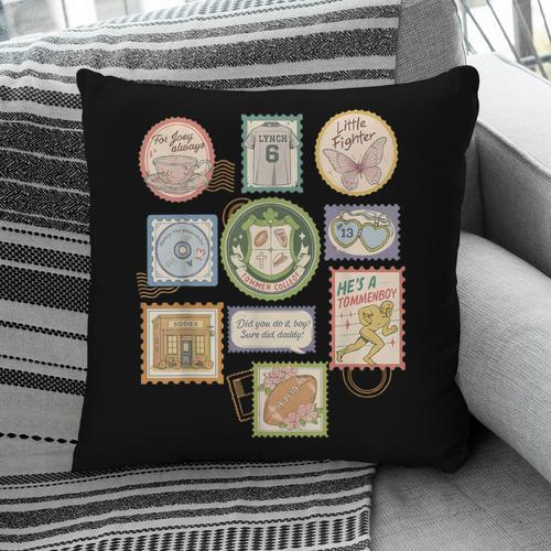 Coquette Boys Of Tommen Books Stamp Tommen College Tees Pillowcase - Bookorys DE