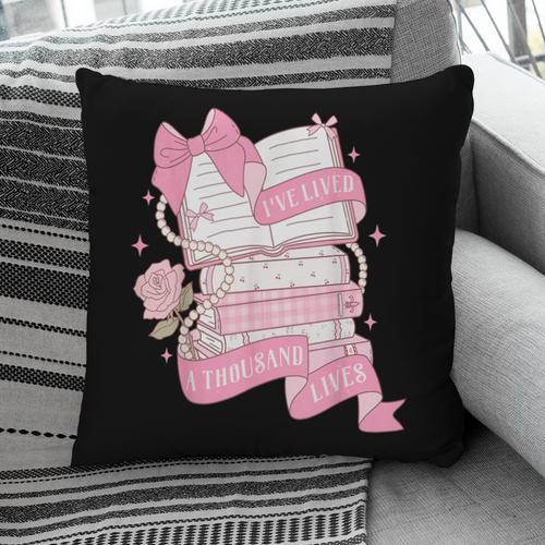 Coquette Reading Book Lover Pink Bow Bookish Mom & Daughter Pillowcase - Bookorys DE