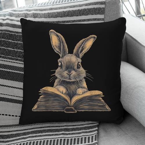 Cute Rabbit Bunny Book Lover Pillowcase - Bookorys DE