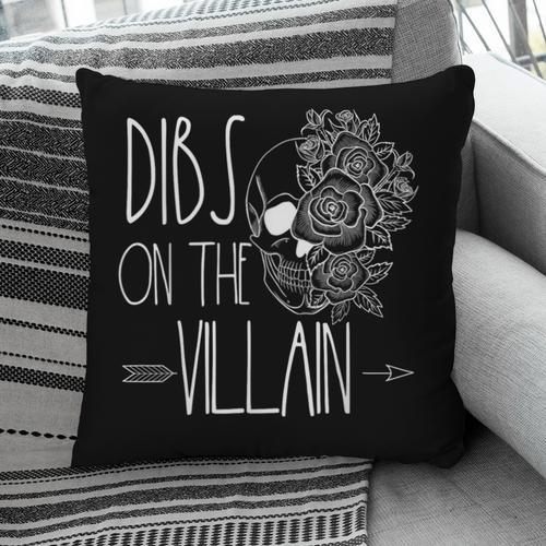 Dibs On The Villain Spicy Books Women Smutty Merch Romantasy Pillowcase - Bookorys DE