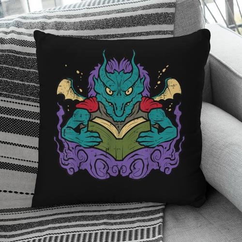 Dragon Read Reading Librarian Book Across America Kids Pillowcase - Bookorys