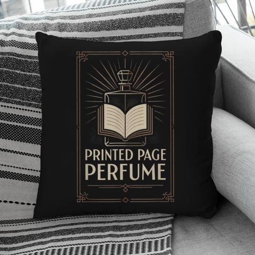 Printed Page Perfume Book Lover Saying Pillowcase - Bookorys DE