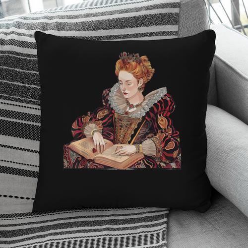 Elizabeth I Reading A Book Pillowcase - Bookorys DE