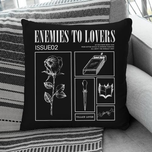 Enemies To Lovers Morally Grey Book Lover Romantasy Bookish Pillowcase - Bookorys CA