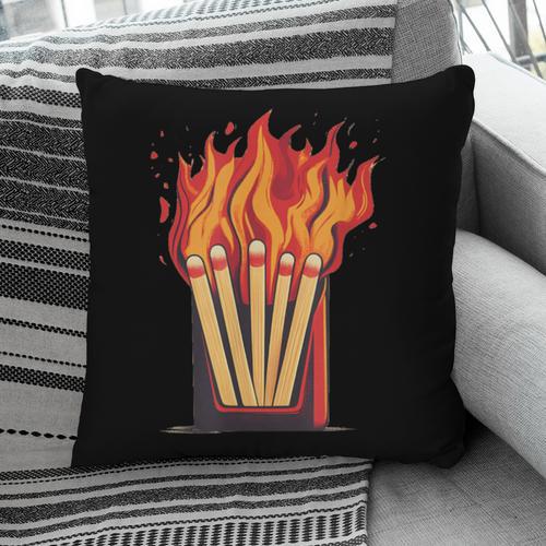 Flames And Lighter Costume For Matchbook Lovers Pillowcase - Bookorys
