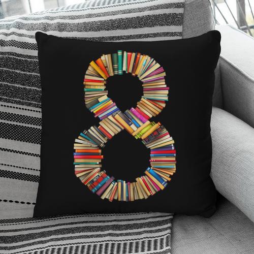 Fun 8th Birthday Books Themed 8 Years Old Boys Kids Girls Pillowcase - Bookorys AU