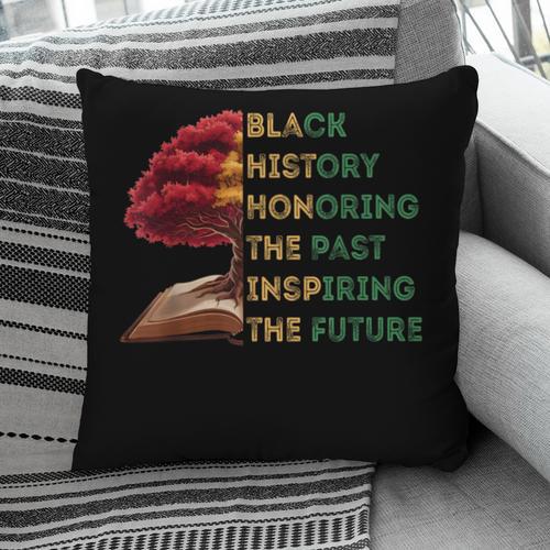 Honoring Past Inspiring Future History Month Tree Book Pillowcase - Bookorys