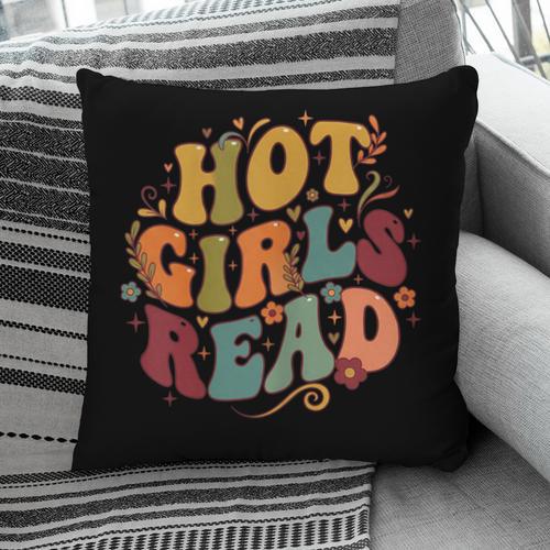 Hot Girls Read Aesthetic Book Lover Reading Pillowcase - Bookorys