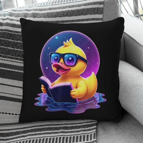 Humor Rubber Duck Reading Book Pillowcase - Bookorys DE