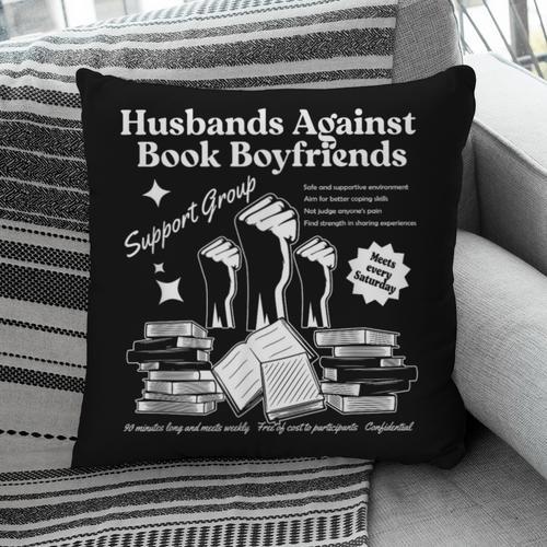 Husbands Against Book Boyfriends Book Boyfriends Club Pillowcase - Bookorys CA