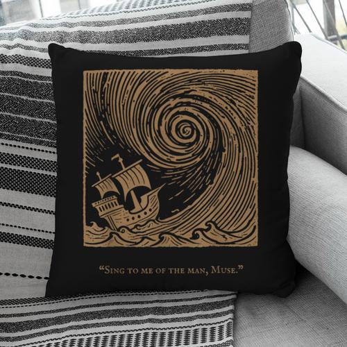 Iliad Odyssey Homer Ancient Greek History Book Odyssey Pillowcase - Bookorys