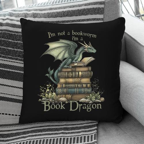 I'm Not A Bookworm I'm A Book Dragon Pillowcase - Bookorys DE