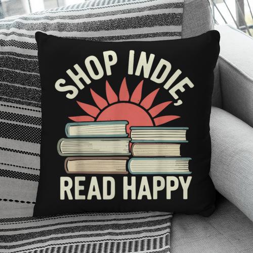 Independent Bookstore Fans Shop Local Literary Community Pillowcase - Bookorys