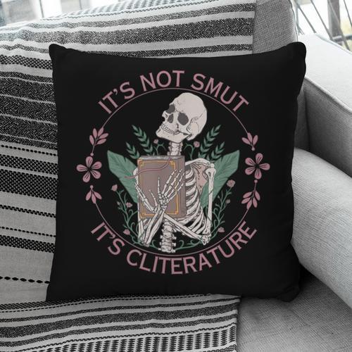 It's Not Smut It's Literature Dark Romance Smut Book Lover Pillowcase - Bookorys