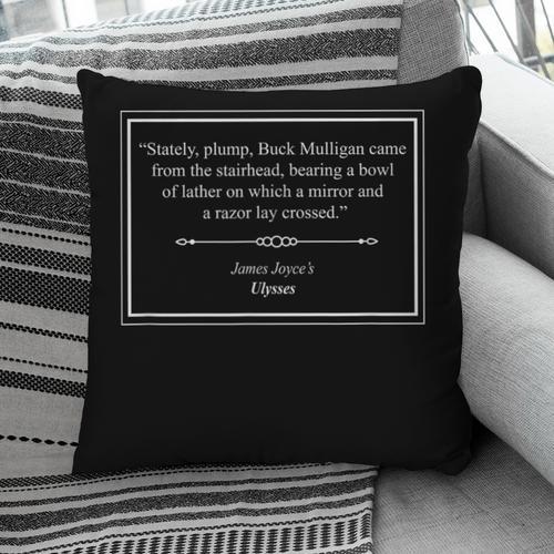 James Joyce Ulysses Book Quote Pillowcase - Bookorys