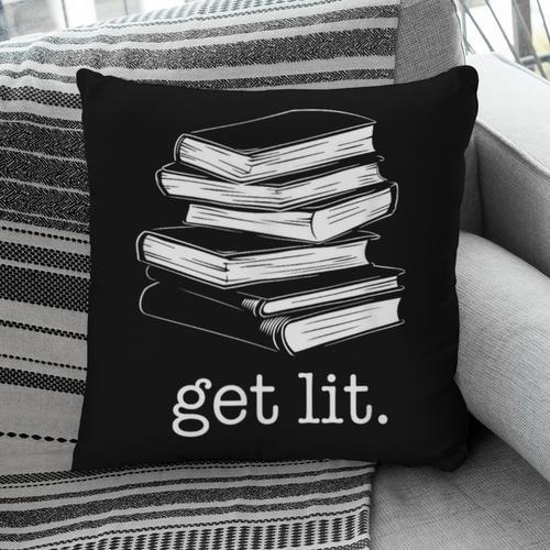Let's Get Lit Books Pillowcase - Bookorys
