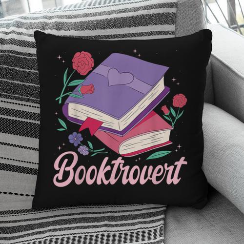 Literary Reading Book Introvert Booktrovert Reading Pillowcase - Bookorys