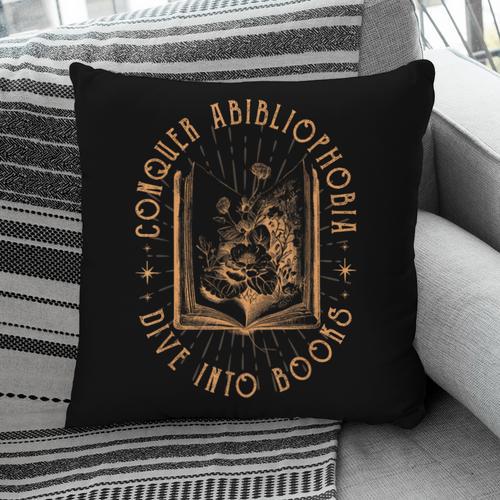 Literature Bookworm Abibliophobia Bookish Pillowcase - Bookorys DE