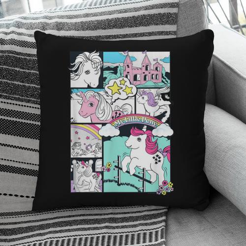 My Little Pony Classic Vintage Rainbow Castle Comic Book Pillowcase - Bookorys AU