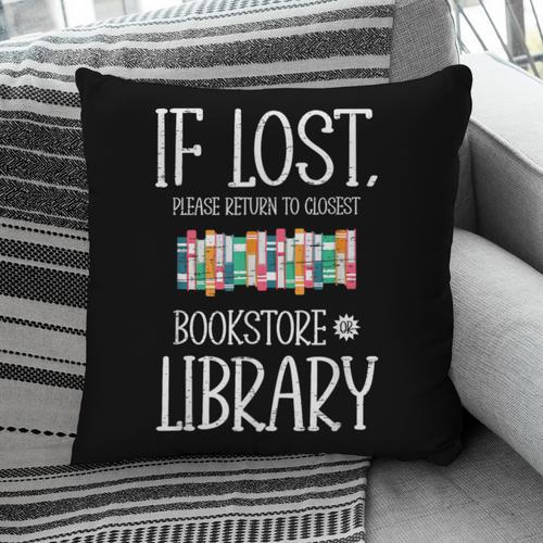 If Lost Please Return To Closest Bookstore Or Library Pillowcase - Bookorys UK