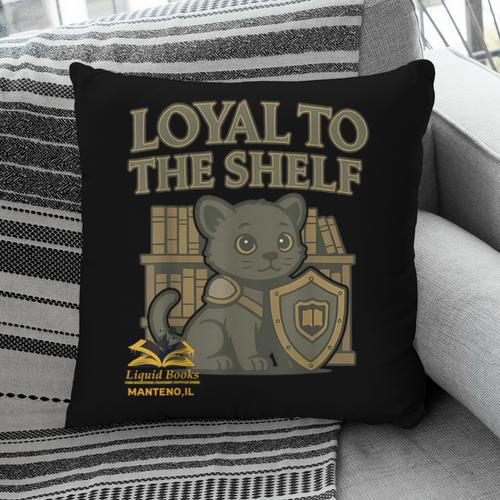 Loyal To The Shelf Knight Panther Book Lover Pillowcase - Bookorys DE