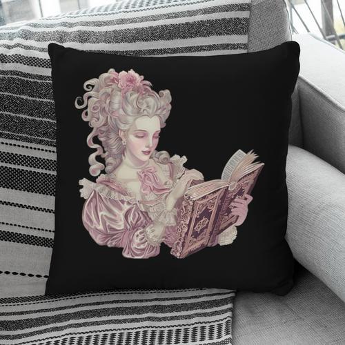 Marie Antoinette Reading A Book Pillowcase - Bookorys DE