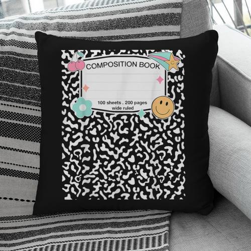 Matching Group Halloween Teacher Composition Book Notebook Pillowcase - Bookorys AU