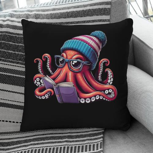 Octopus Reading Book Kraken Book Lover Pillowcase - Bookorys