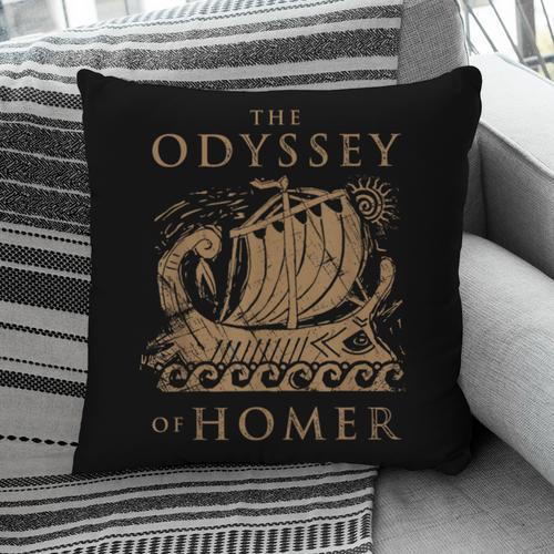 Odisea Soulz Iliad Odyssey Homer Ancient Greek History Book Odyssey Small Pillowcase - Bookorys