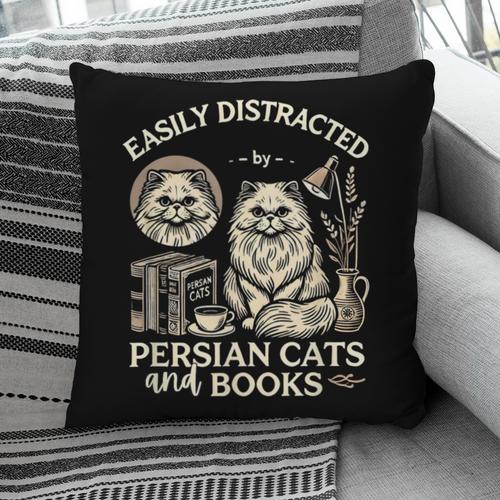 Persian Cat Persian Cats Persian Cats And Books For Men Women Kids Pillowcase - Bookorys DE